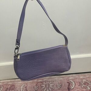 Forever 21 Purple Textured Shoulder Bag